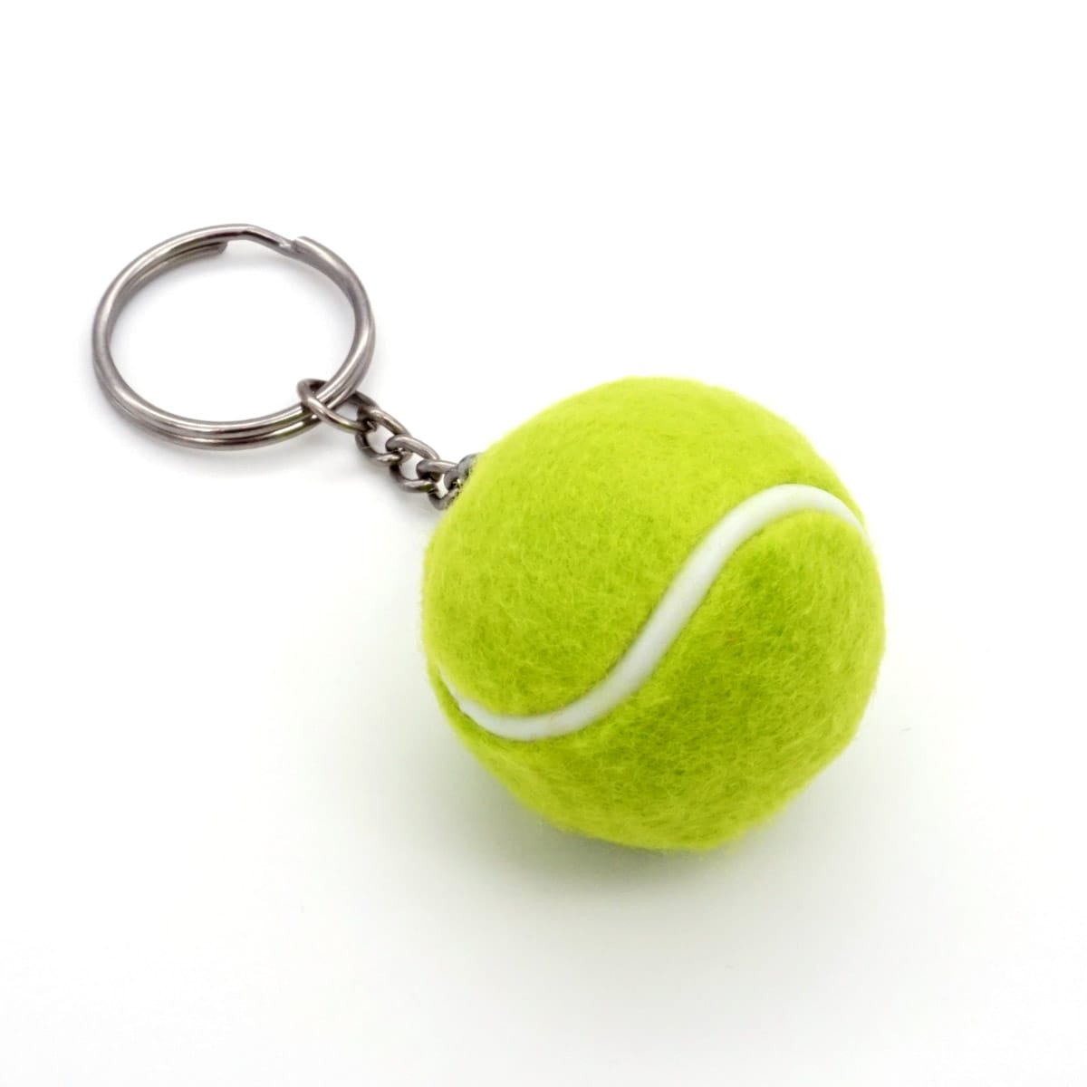 Mini Sport Tennisball Schläger Miniatur Sammler Schlüsselanhänger Schlüsselbund 
