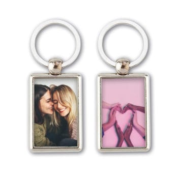 Schlüsselanhänger beidseitig mit deinem Foto oder Logo