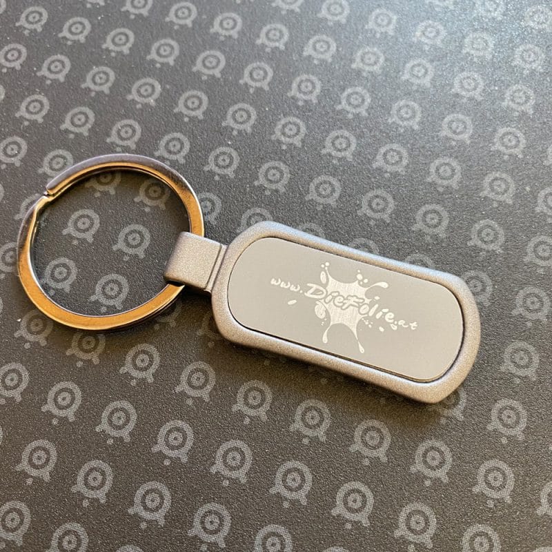 Schlüsselanhänger "Lecco" mit deinem Logo, Symbol oder Text