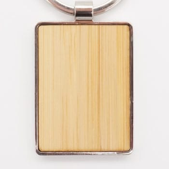 Schlüsselanhänger Bambus Chrome