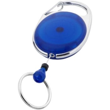 Schlüsselanhänger rollerclip blau
