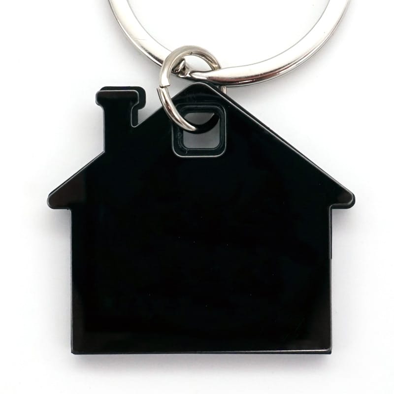 Schlüsselanhänger mit Lasergravur-Text In einem Haus...-Geschenkbox 