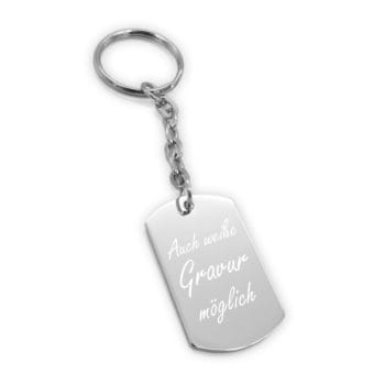 Schlüsselanhänger Metsa Dogtag silber