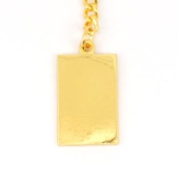 MetazaDogTag Eckig Gold Maske