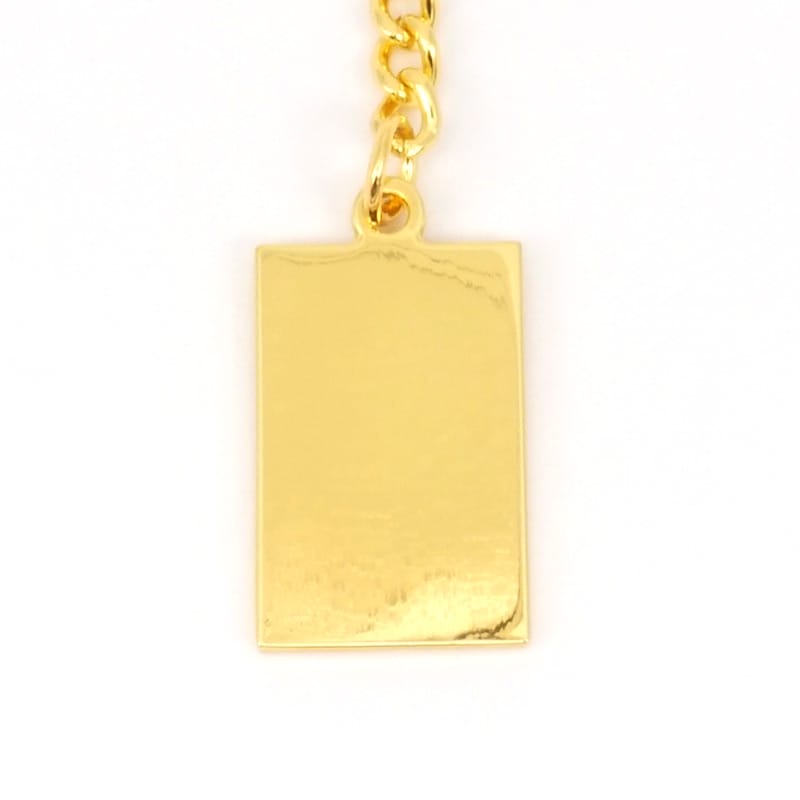 MetazaDogTag Eckig Gold Maske