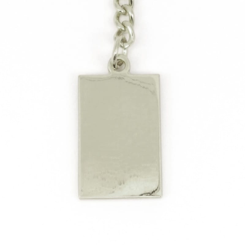 MetazaDogTag Eckig Silber Maske