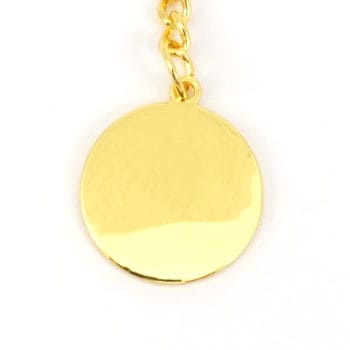 MetazaDogTag Rund Gold Maske